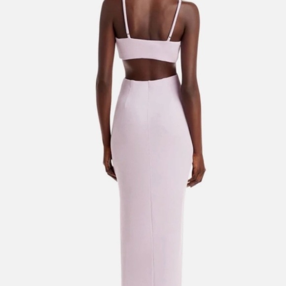 Fore Cutout Lilac Maxi Dress - Picture 2 of 4